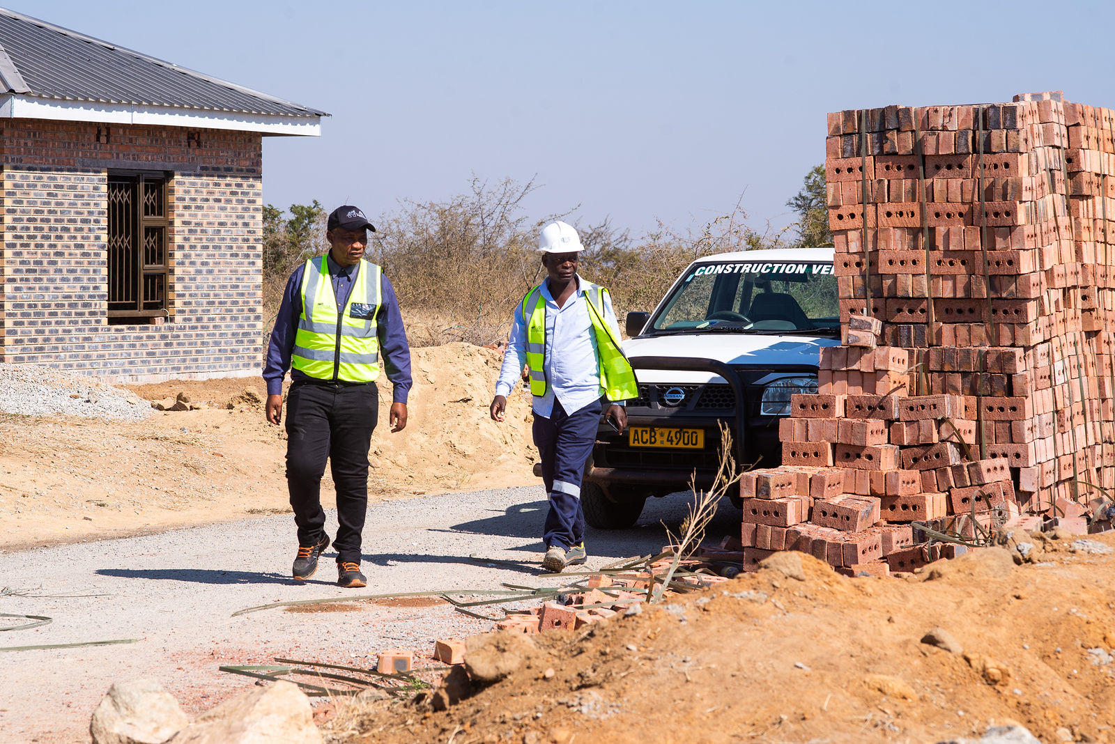 GG Property Developers team on site at Vulindlela Township